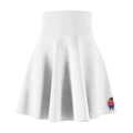 Cute Curvy Girl Graphic Skater Skirt — Playful Casual AOP Fashion