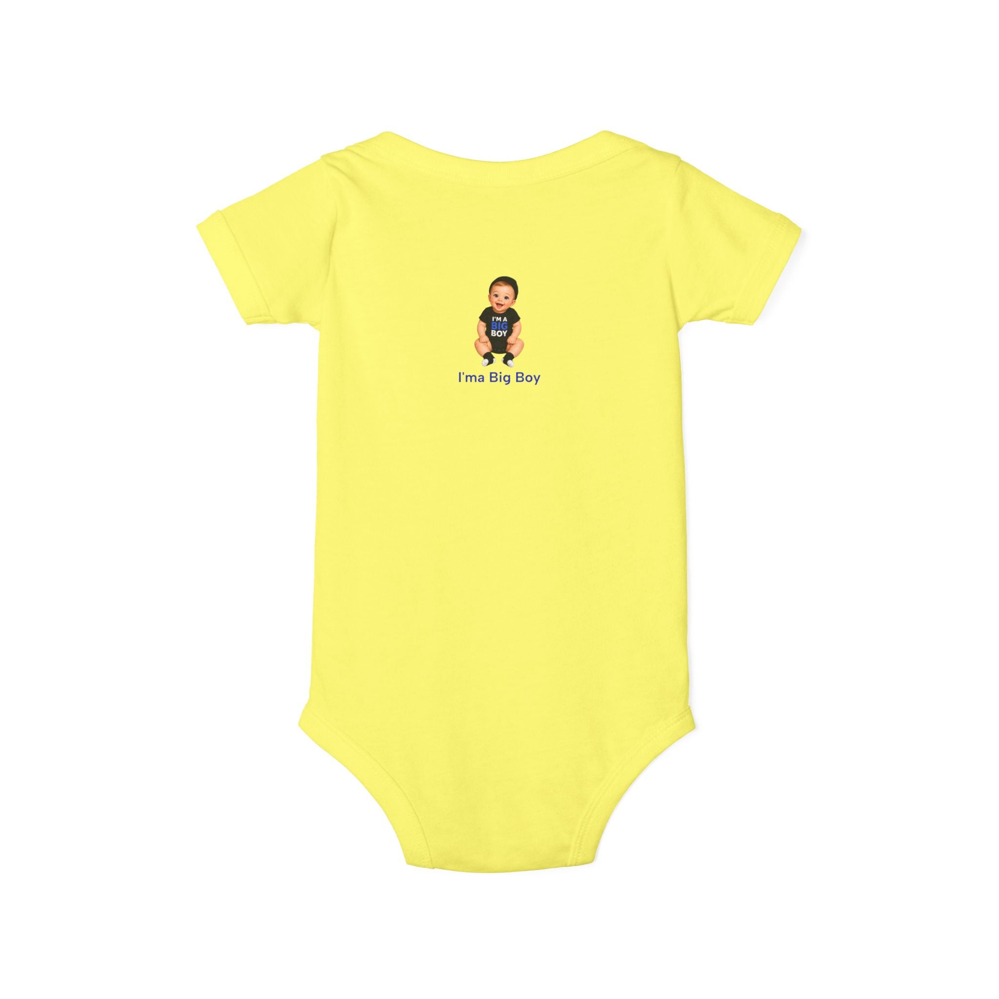 Infant One-Piece Bodysuit – Cute Baby 'I'm a Big Boy' Graphic