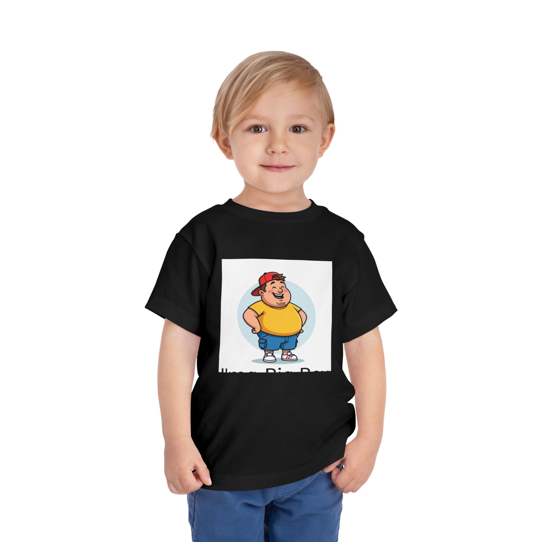 Toddler Tee — "I'ma Big Boy" Cute Cartoon Graphic Shirt