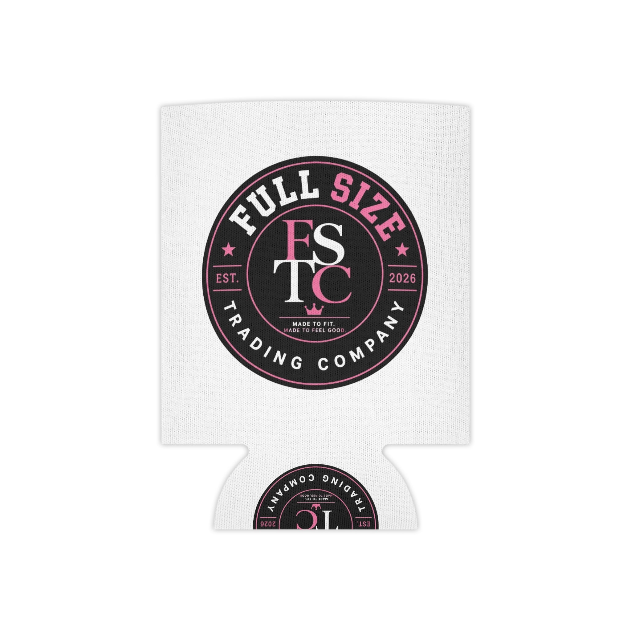 Can Cooler — 'Full Size Trading Company' Logo Drink Koozie