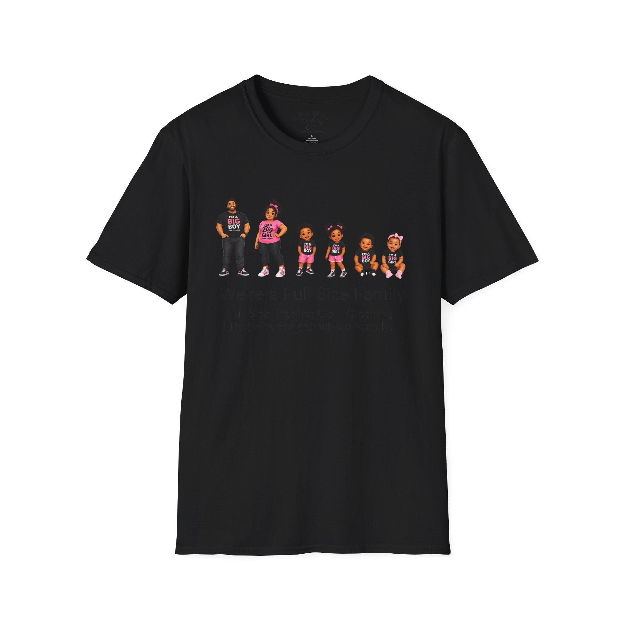 We're a Full Size Family T-Shirt — Inclusive Family Graphic Tee