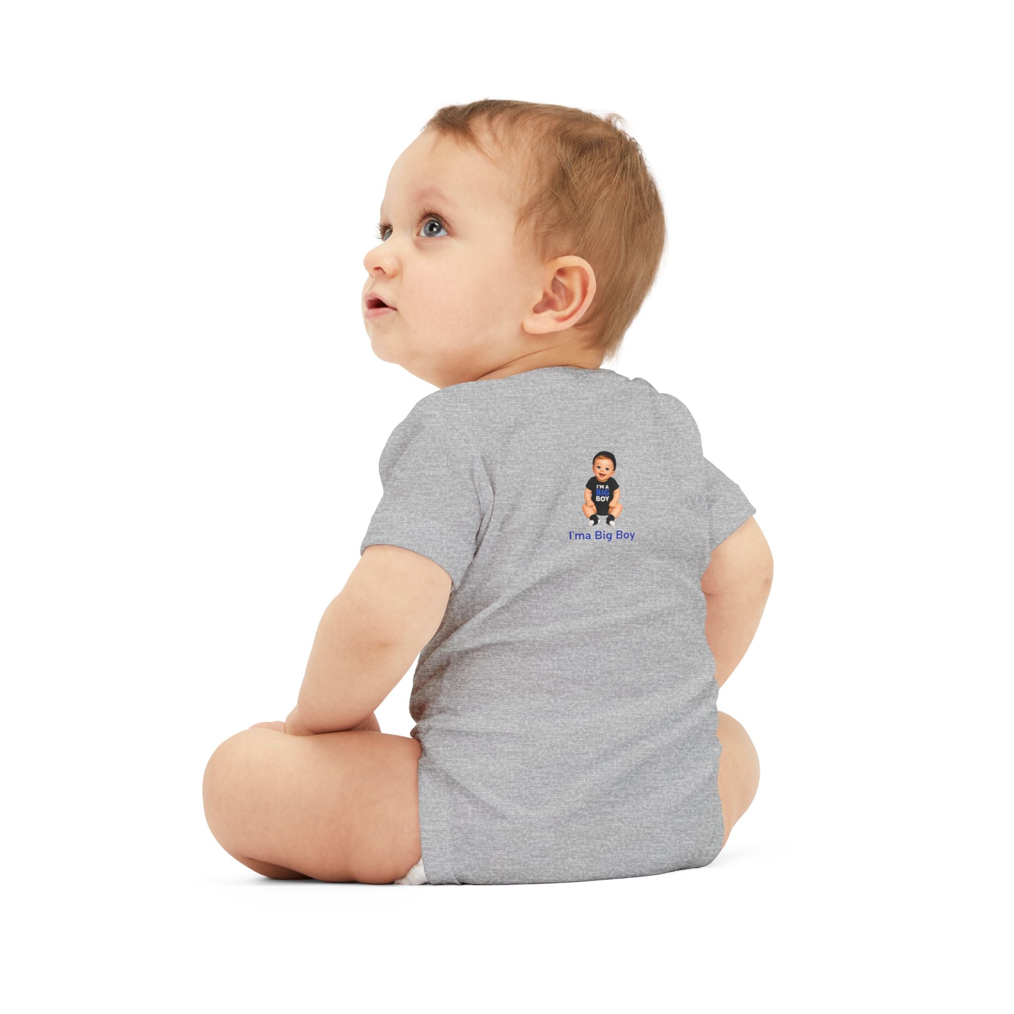 Infant One-Piece Bodysuit – Cute Baby 'I'm a Big Boy' Graphic
