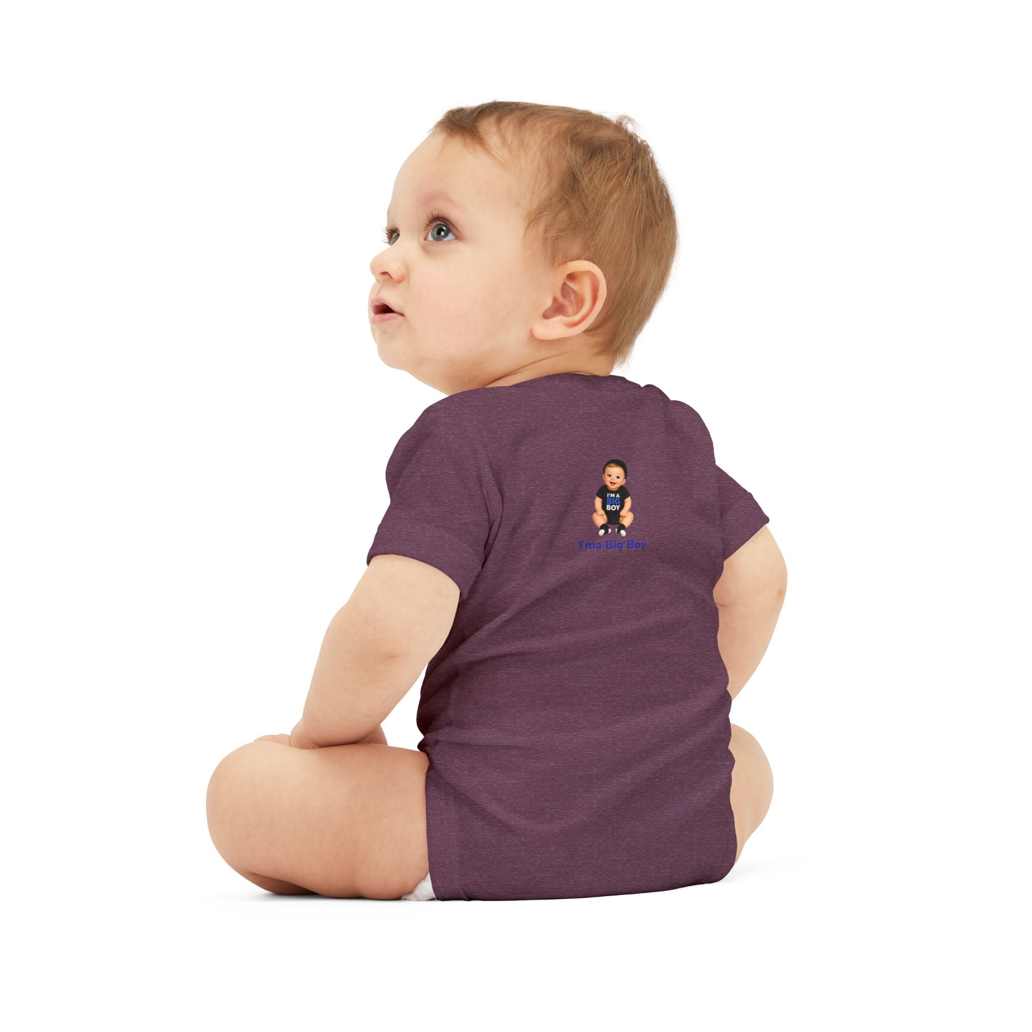 Infant One-Piece Bodysuit – Cute Baby 'I'm a Big Boy' Graphic