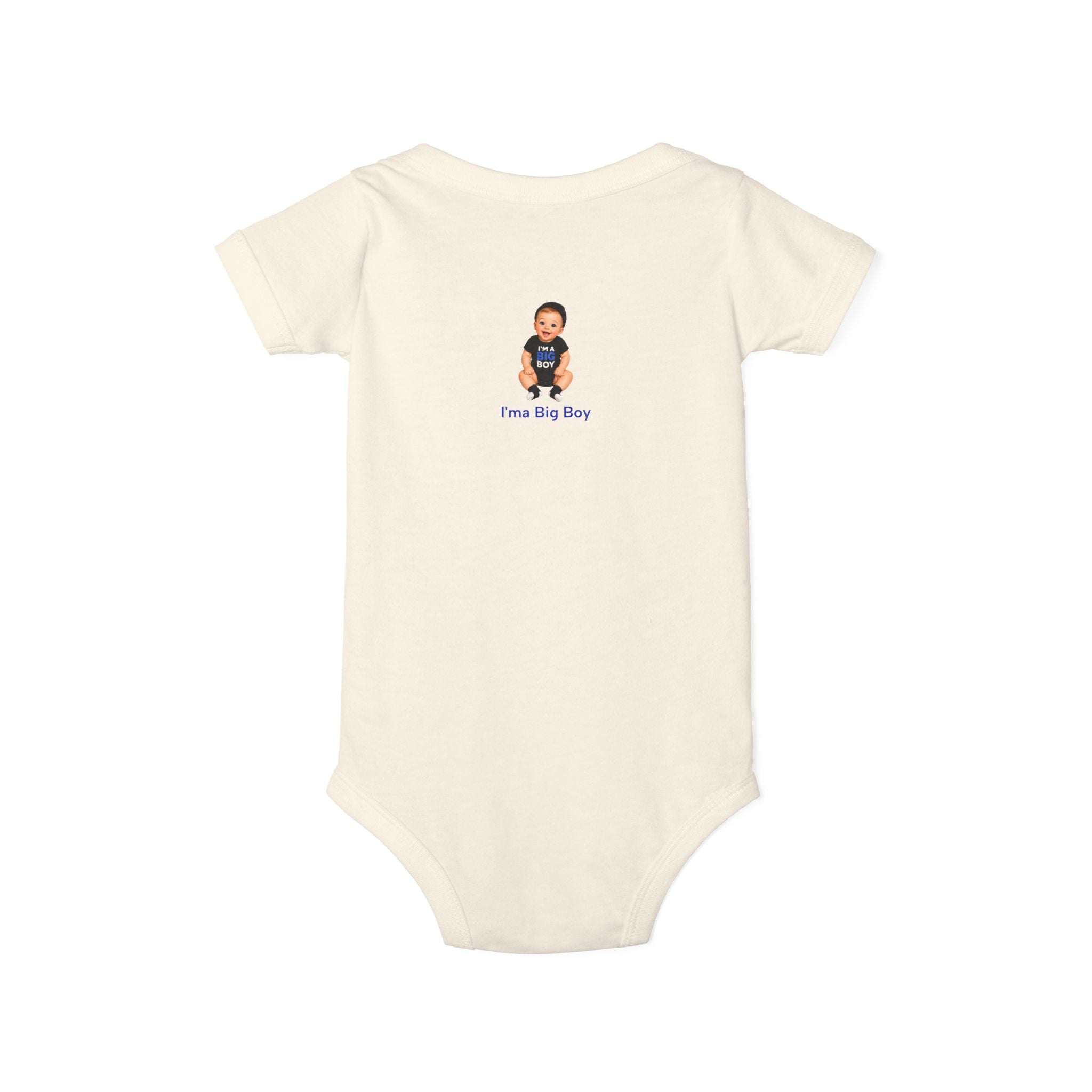 Infant One-Piece Bodysuit – Cute Baby 'I'm a Big Boy' Graphic