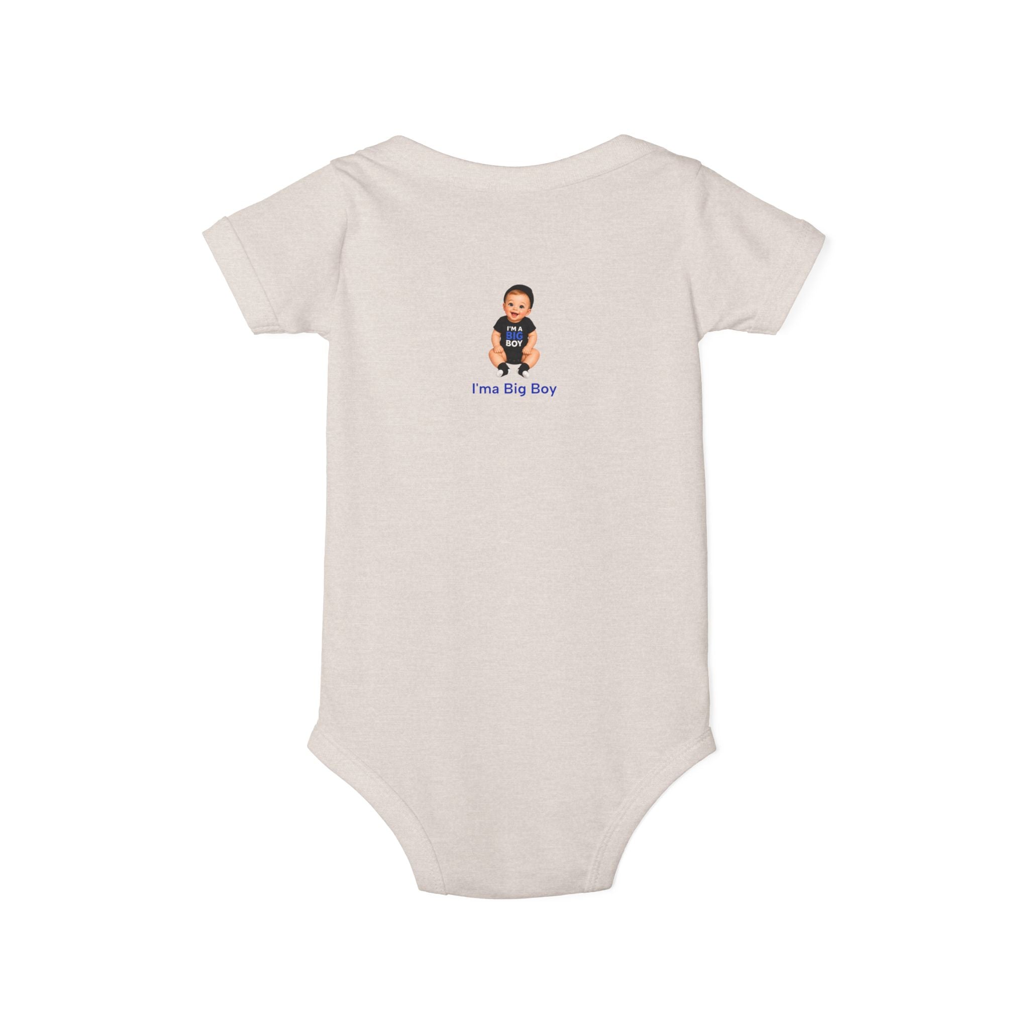 Infant One-Piece Bodysuit – Cute Baby 'I'm a Big Boy' Graphic