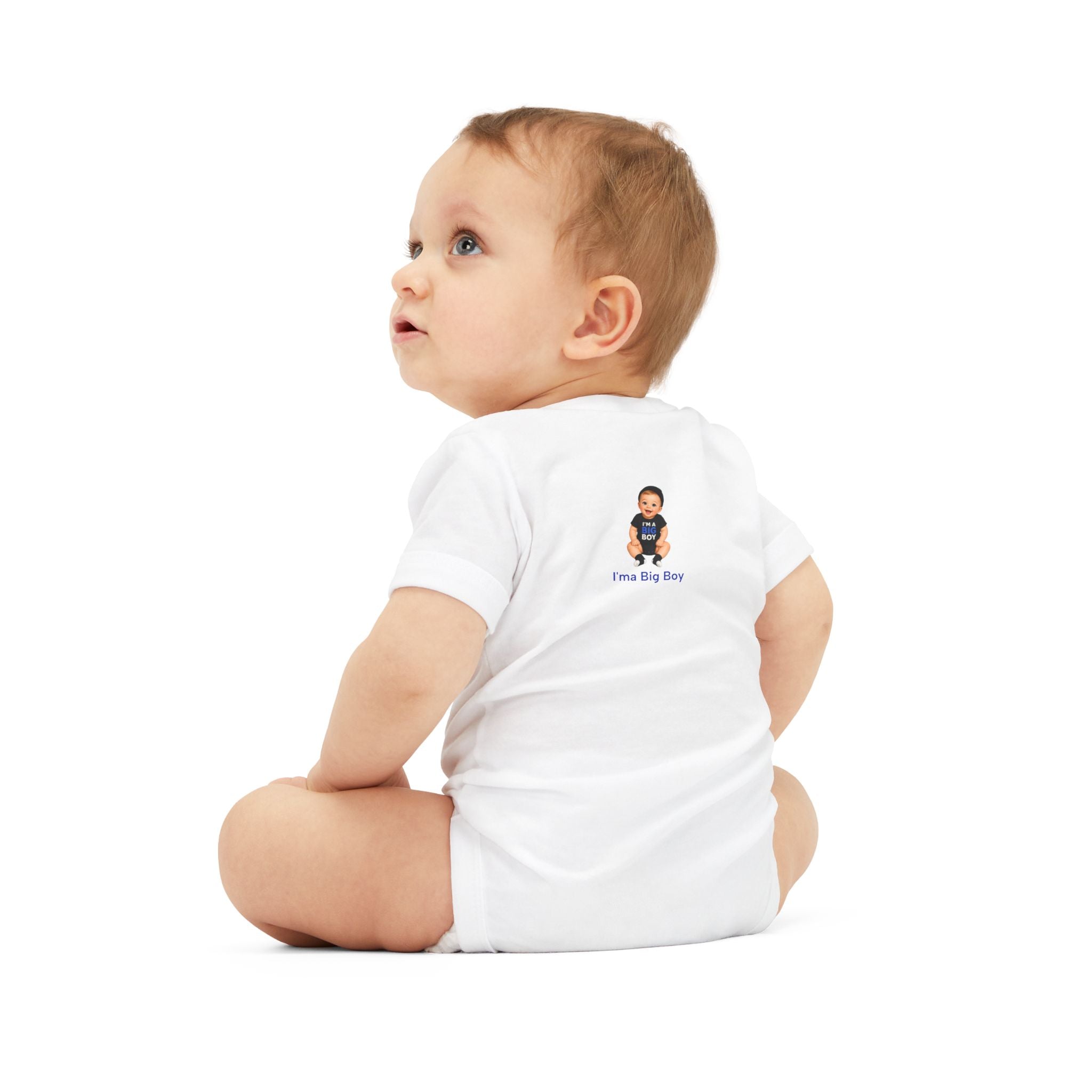 Infant One-Piece Bodysuit – Cute Baby 'I'm a Big Boy' Graphic