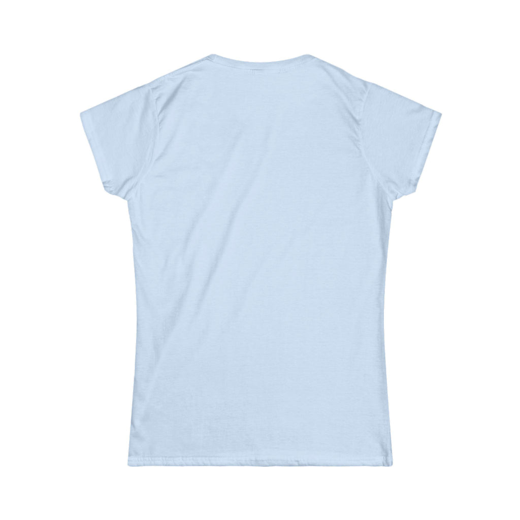 Women's Tee — Cute Plus-Size Character 'Love My Curves' Graphic Shirt