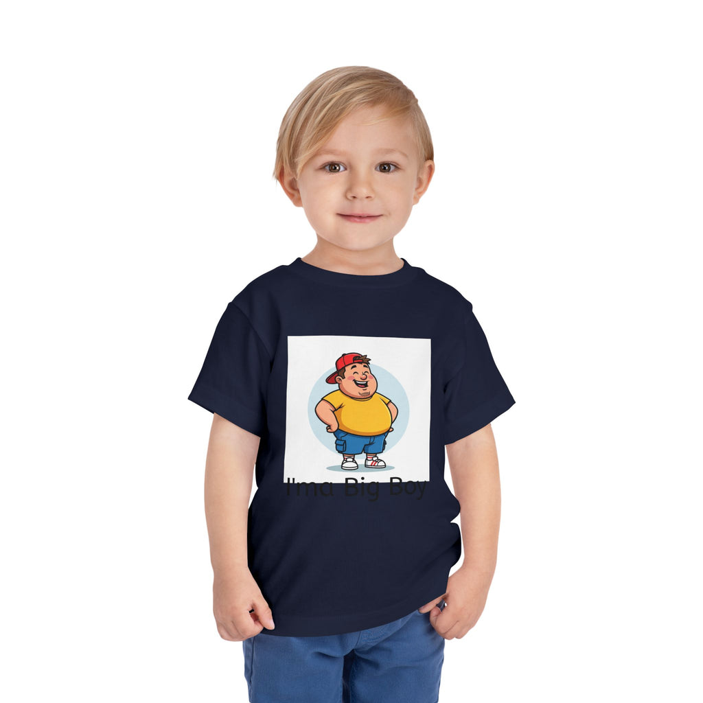 Toddler Tee — "I'ma Big Boy" Cute Cartoon Graphic Shirt