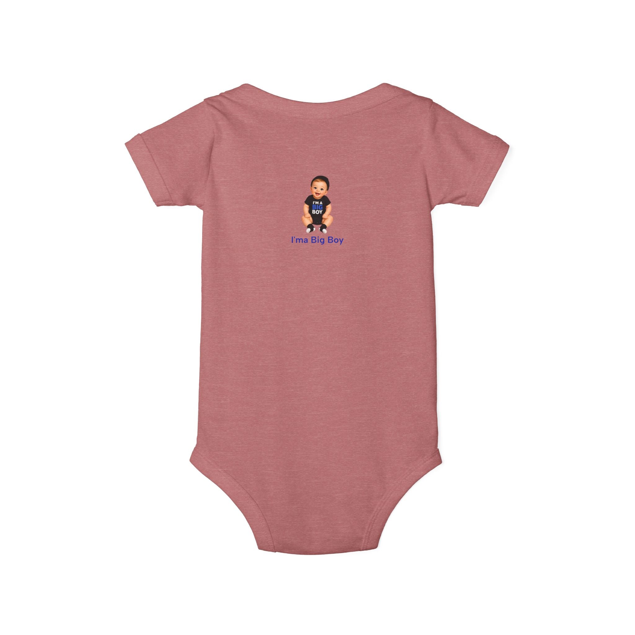 Infant One-Piece Bodysuit – Cute Baby 'I'm a Big Boy' Graphic