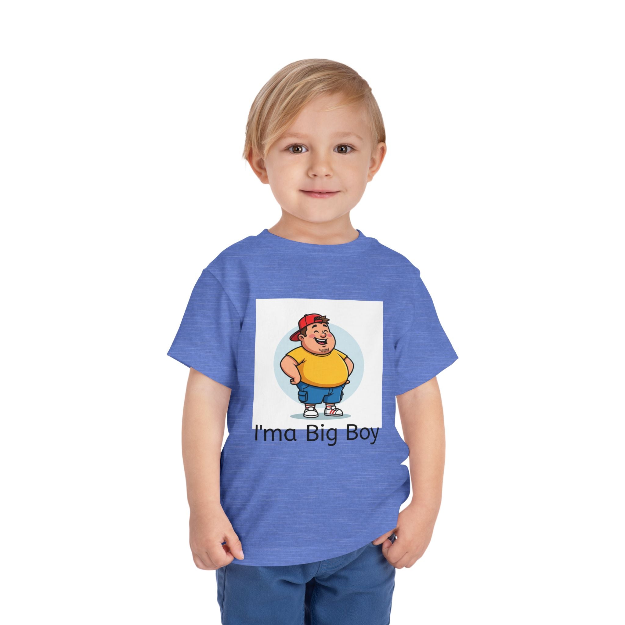 Toddler Tee — "I'ma Big Boy" Cute Cartoon Graphic Shirt