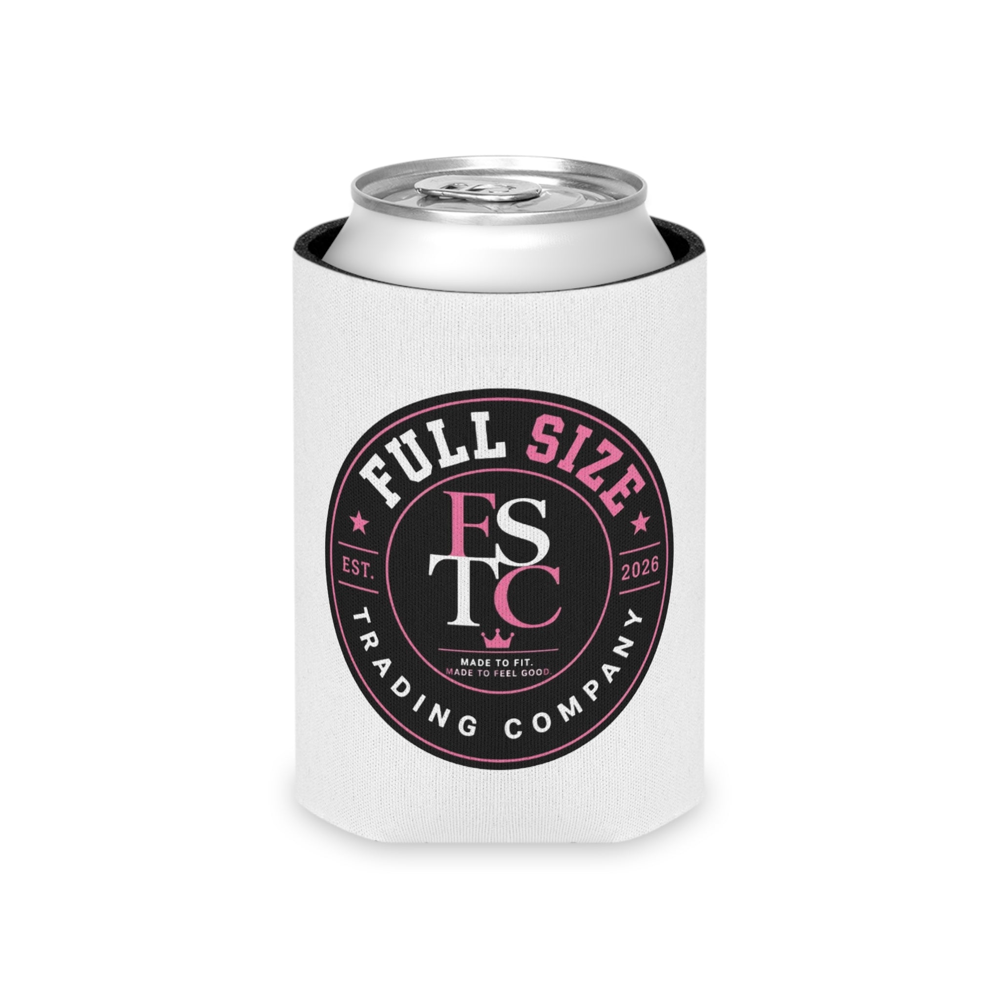 Can Cooler — 'Full Size Trading Company' Logo Drink Koozie