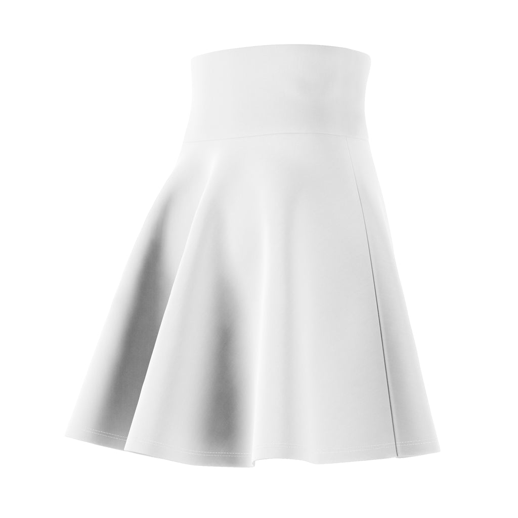 Cute Curvy Girl Graphic Skater Skirt — Playful Casual AOP Fashion